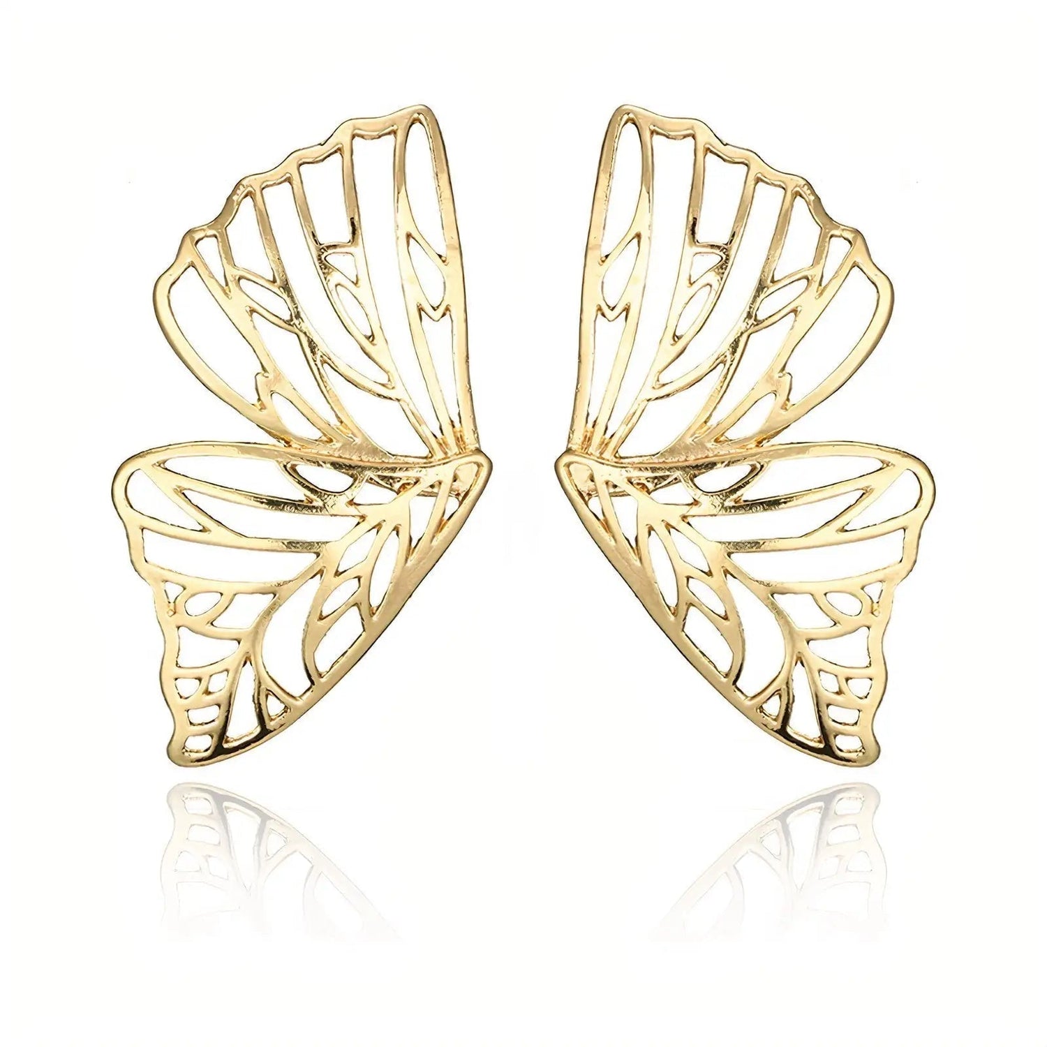 Gold Butterfly Earrings