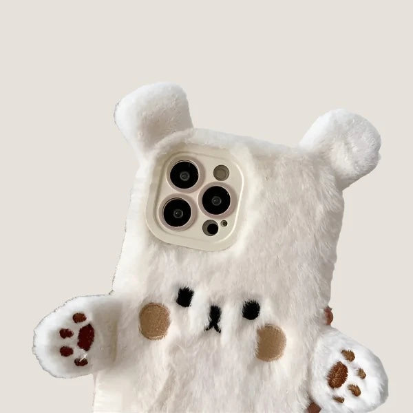 3D Bear Fur Case-What About Noah