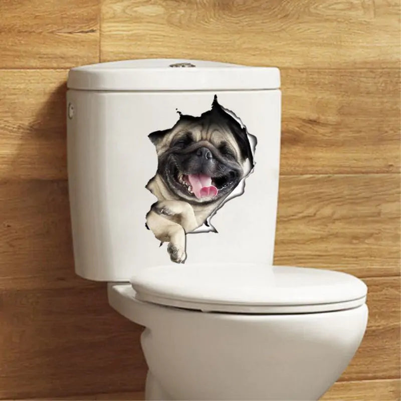 3D French Bulldog Sticker-What About Noah