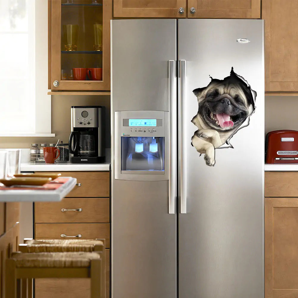 3D French Bulldog Sticker-What About Noah