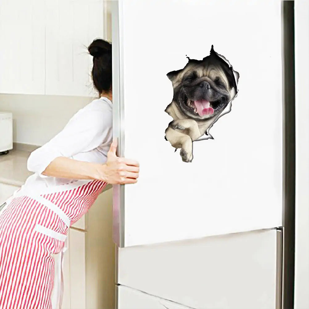 3D French Bulldog Sticker-What About Noah