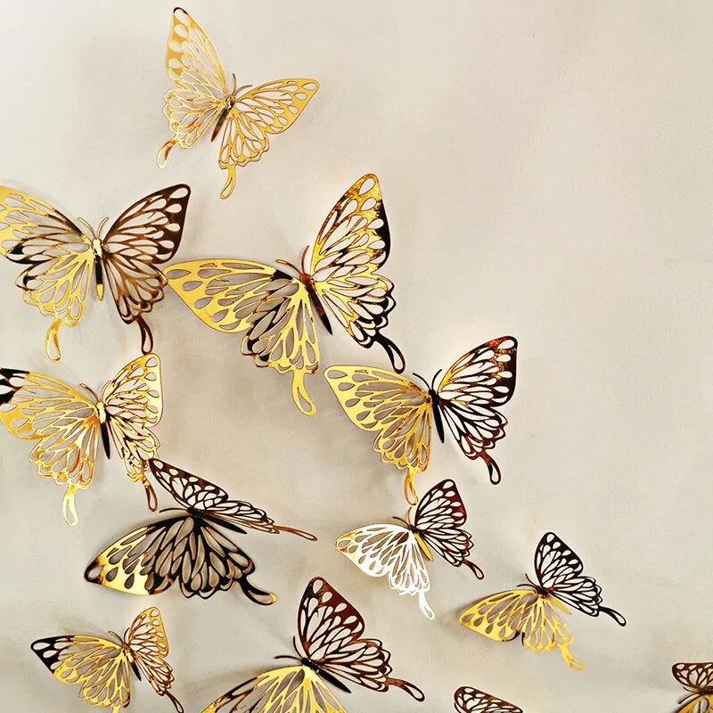 3D Hollow Butterfly Wall Stickers-What About Noah