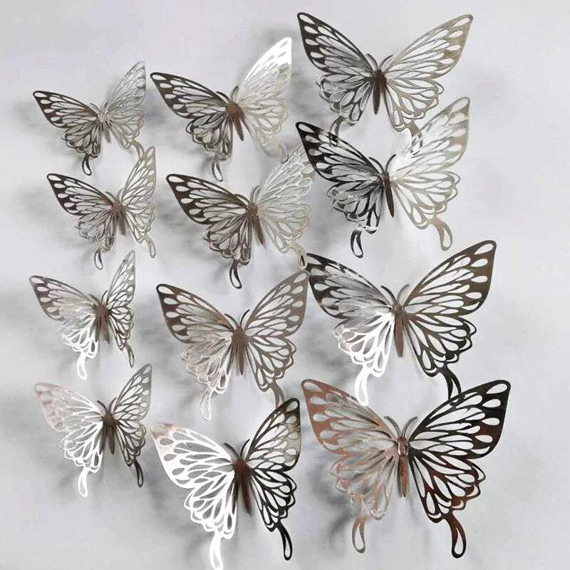 3D Hollow Butterfly Wall Stickers-What About Noah