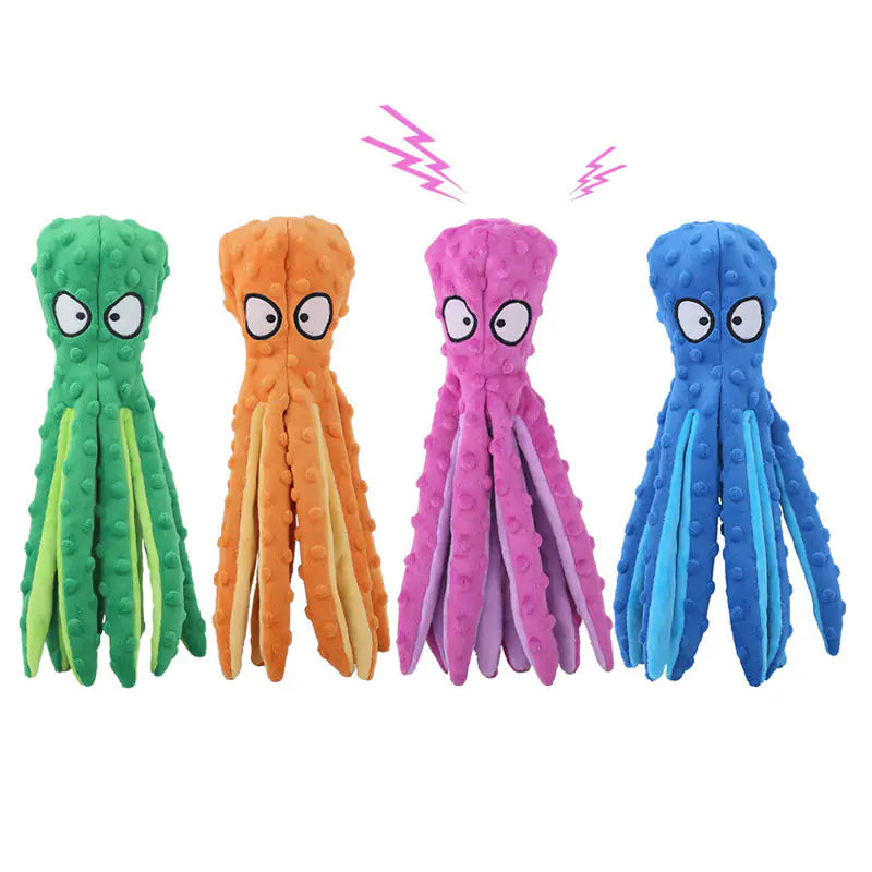 8 Legs Octopus Stuffed Animal Dog Toy-What About Noah