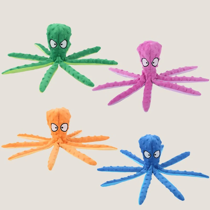 8 Legs Octopus Stuffed Animal Dog Toy-What About Noah