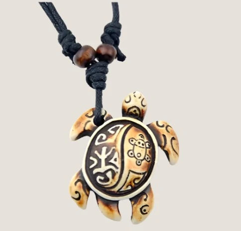 Adjustable Sea Turtle Pendant Necklace-What About Noah