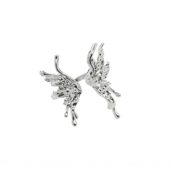 Adjustable Sterling Silver Butterfly Rings-What About Noah