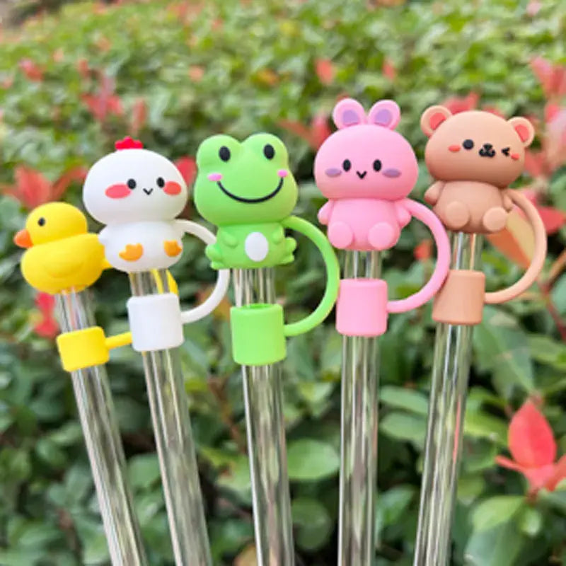 Animal Shape Reusable Straws-What About Noah