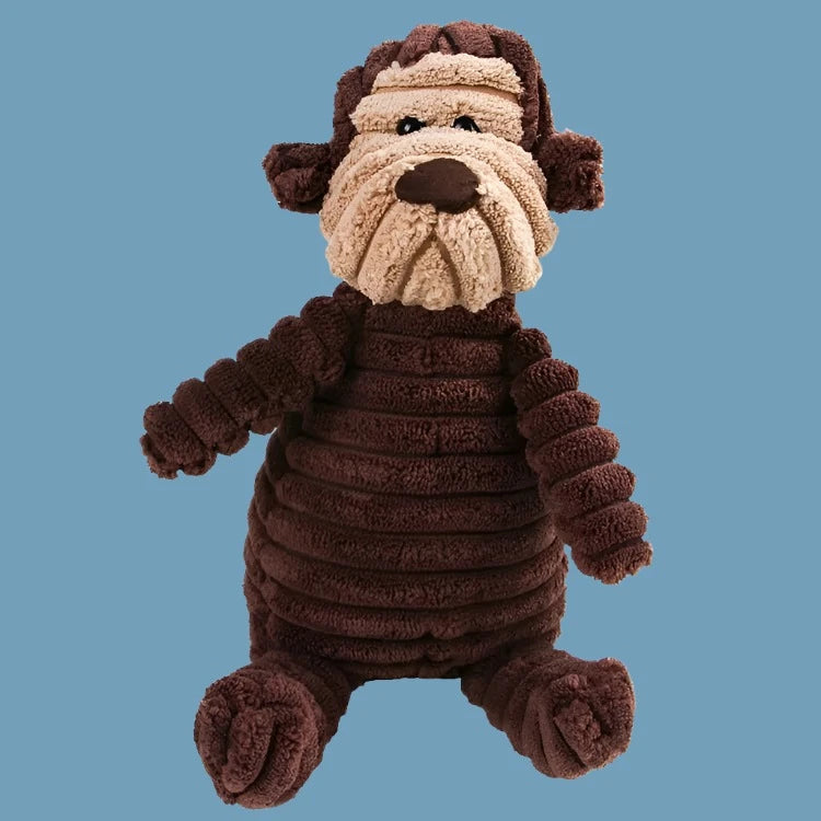 Animal Squeaky Chew Dog Toys-What About Noah