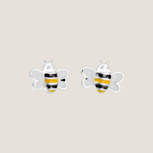 Art Deco Bee Stud Earrings-What About Noah