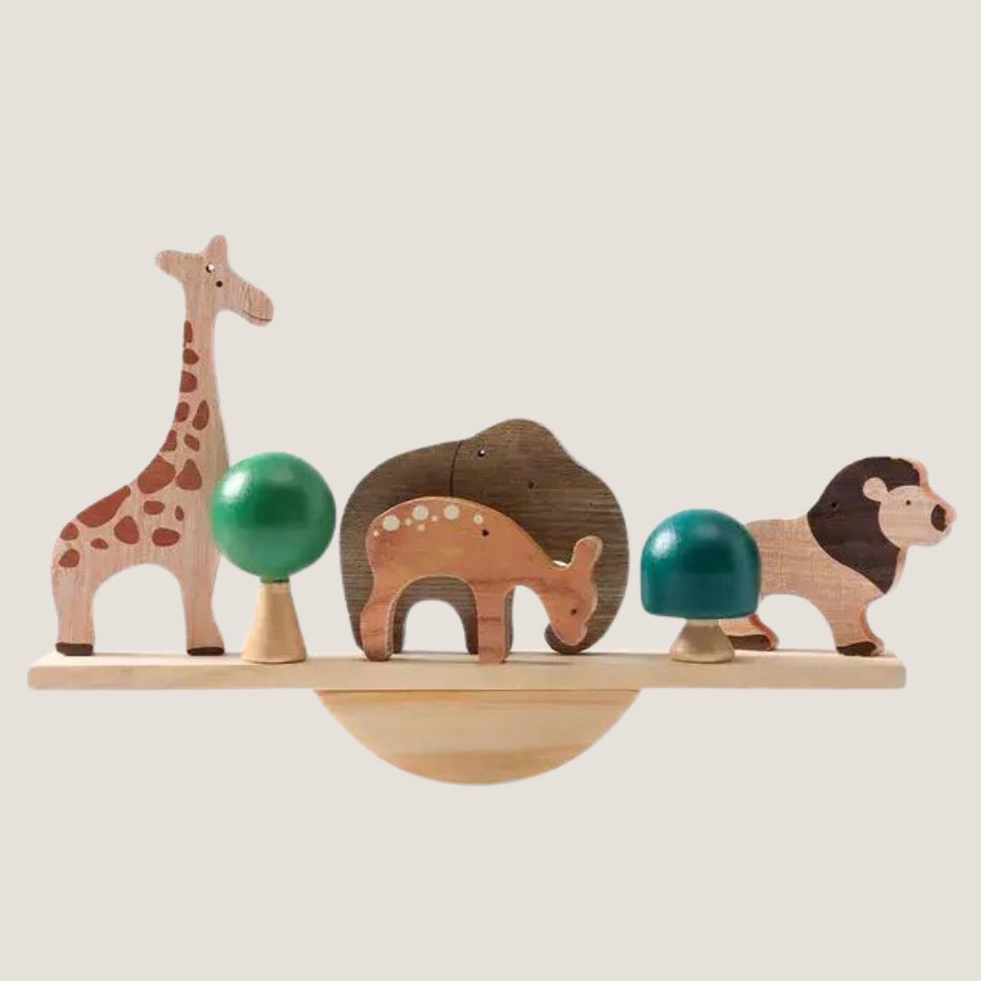 Baby Animal Wooden Stacking Toy Block-What About Noah