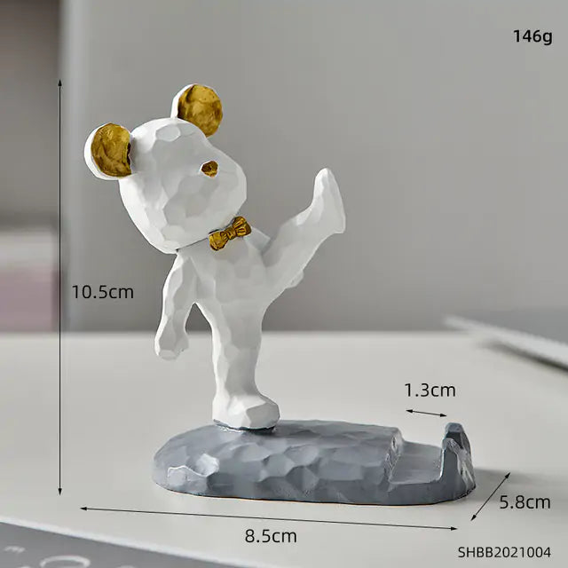 Bear Phone Holder Figurine-What About Noah