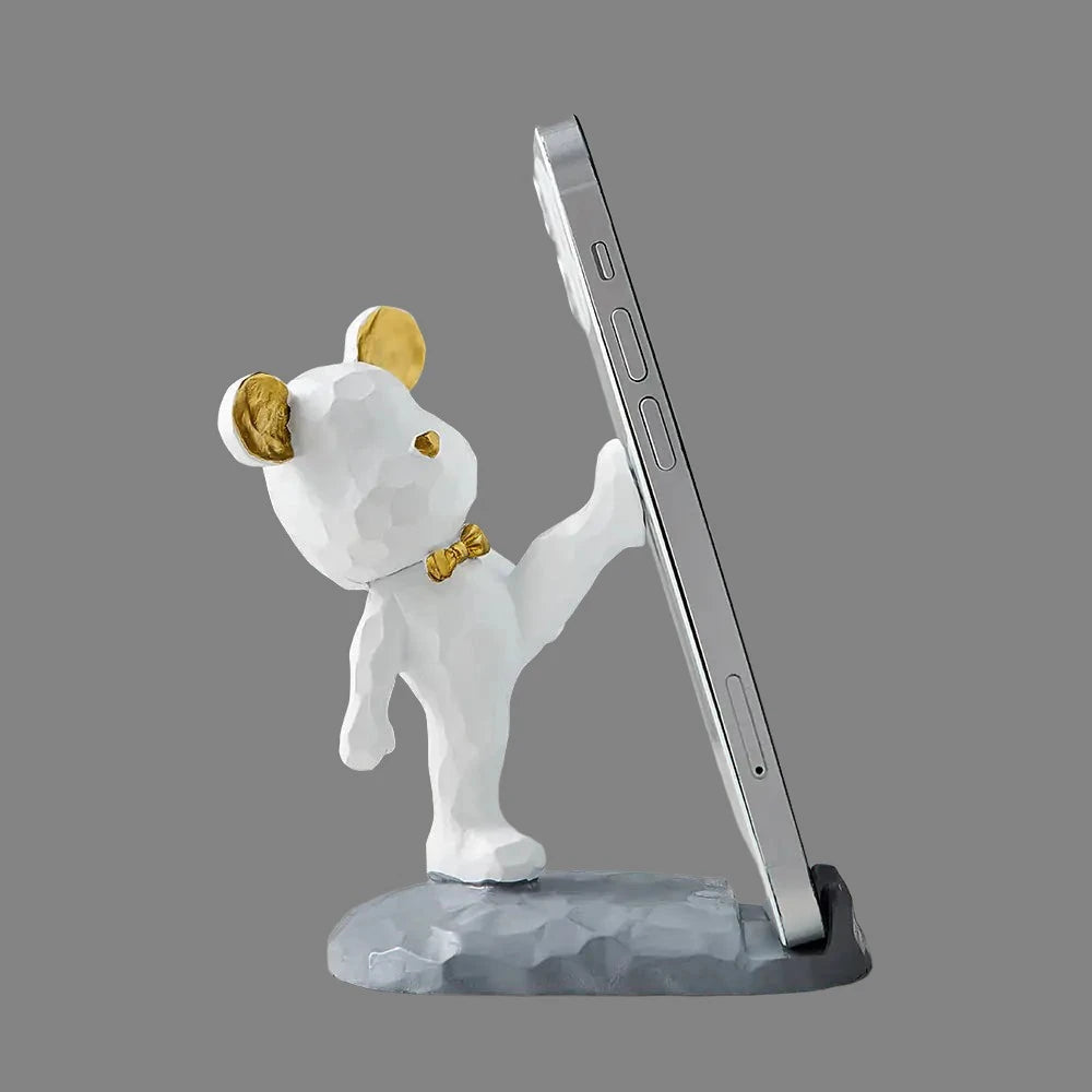 Bear Phone Holder Figurine-What About Noah