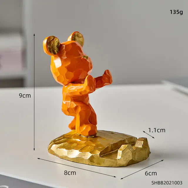 Bear Phone Holder Figurine-What About Noah