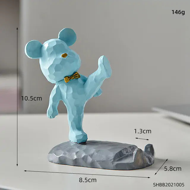 Bear Phone Holder Figurine-What About Noah