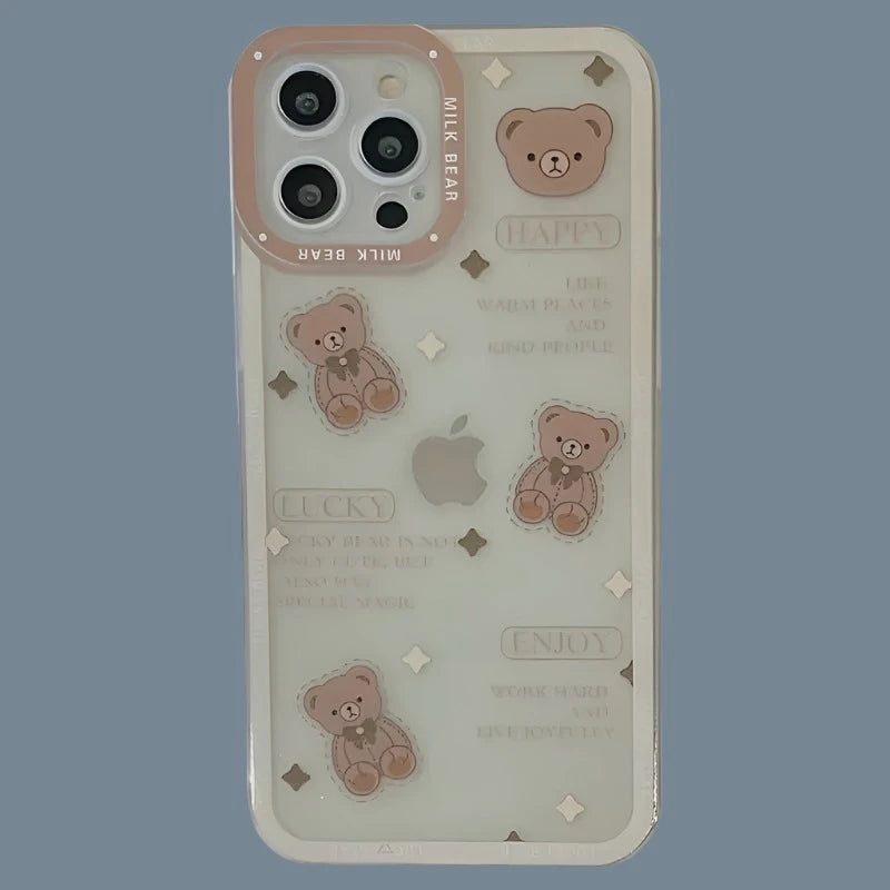 Bear Transparent Phone Case-What About Noah