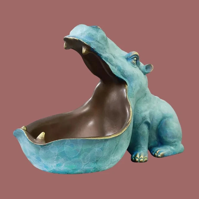 Big Mouth Hippopotamus Figurine-What About Noah