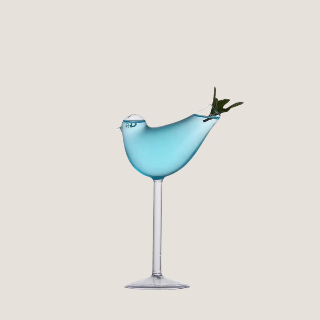 Bird-Shaped Cocktail Glass-What About Noah