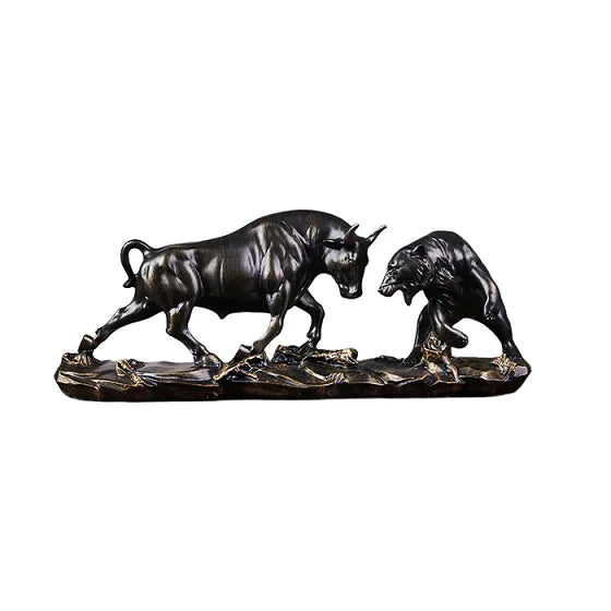 Bull and Bear Statue-What About Noah