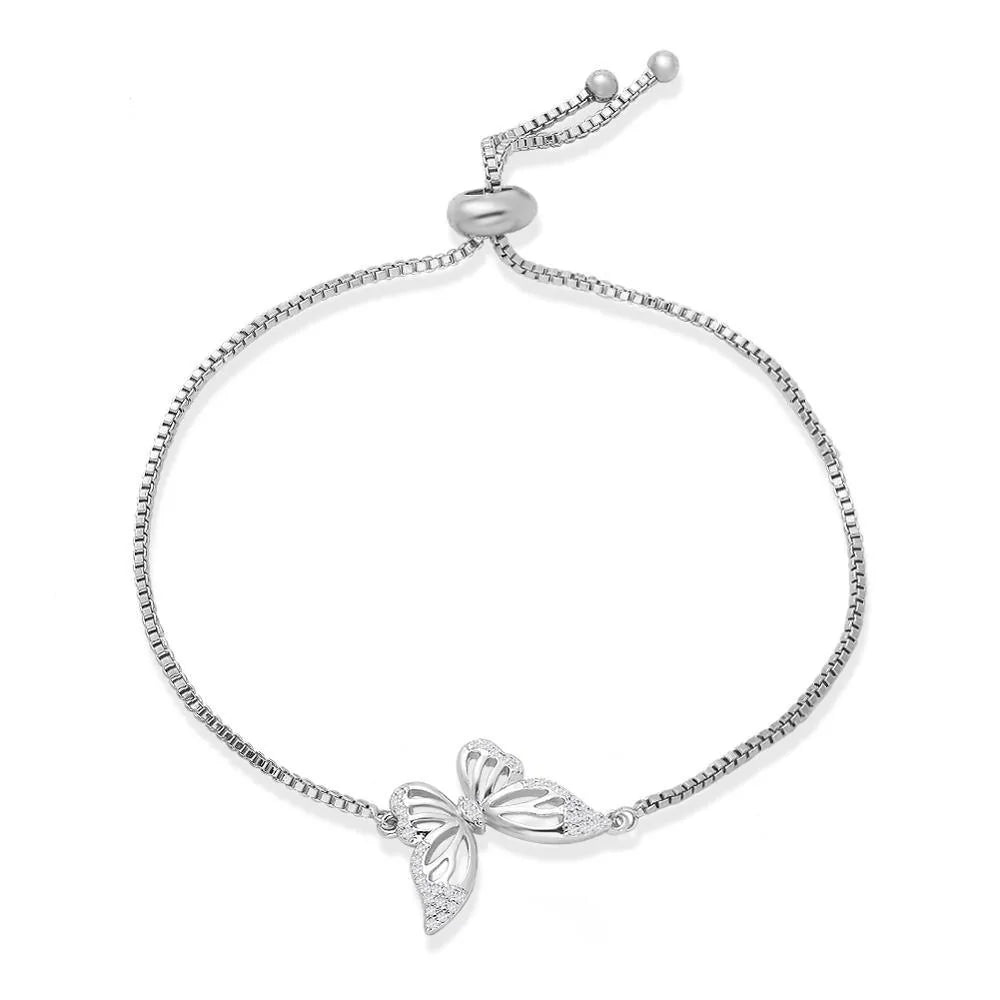 Butterfly Charm Bracelet-What About Noah