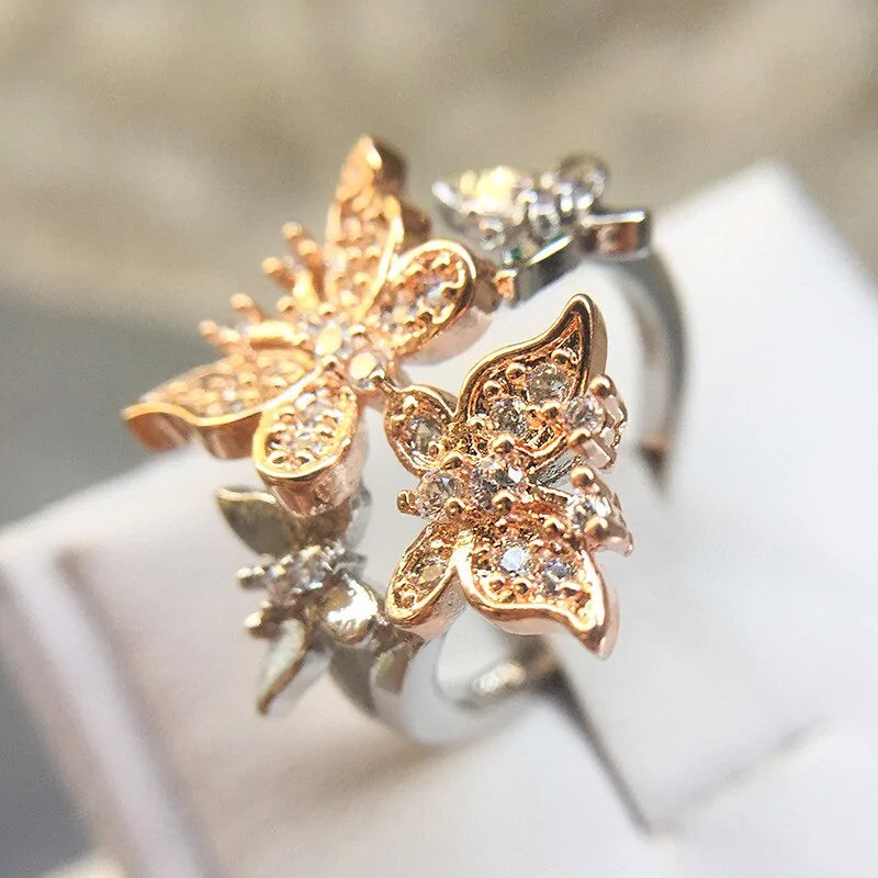 Butterfly Engagement Ring-What About Noah