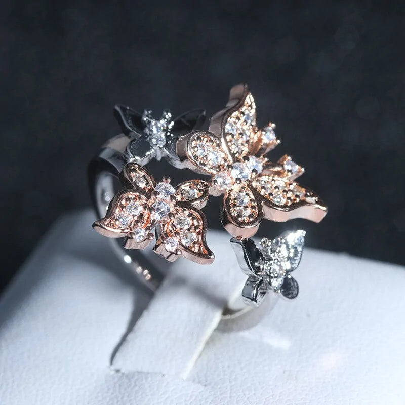 Butterfly Engagement Ring-What About Noah