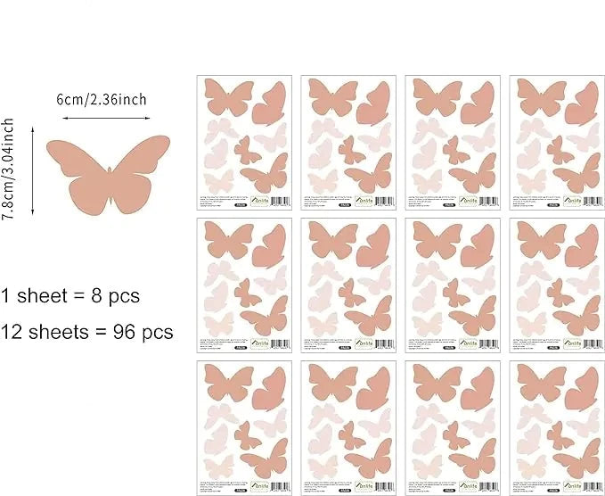 Butterfly Nursery Wall Stickers-What About Noah