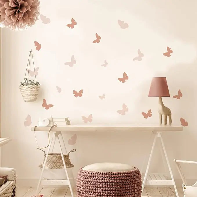 Butterfly Nursery Wall Stickers-What About Noah