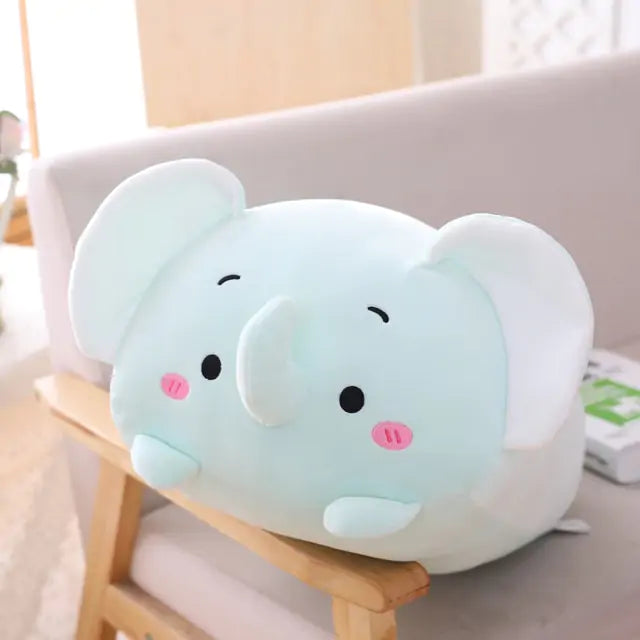 Cartoon Animal Plush Pillow-What About Noah