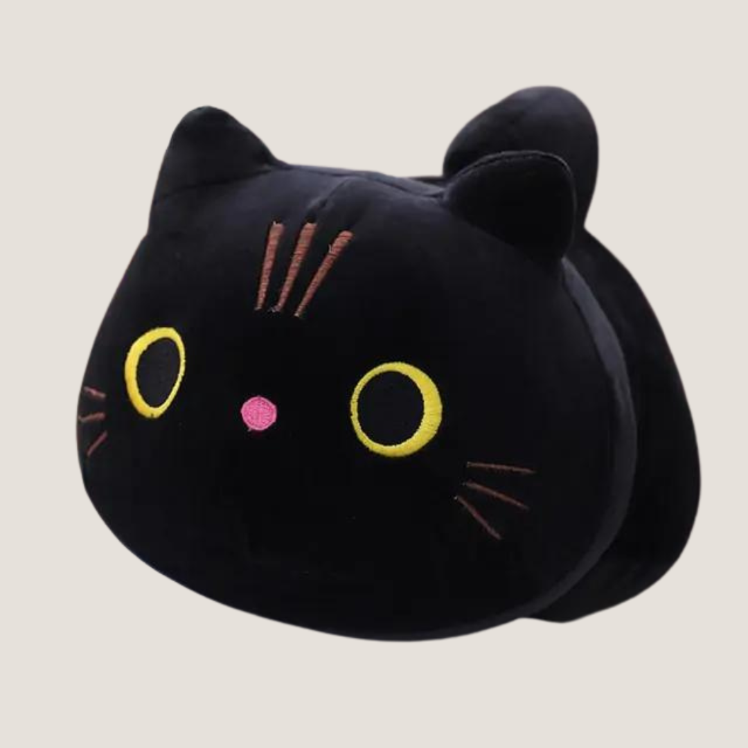 Cartoon Cat Plush Pillow-What About Noah