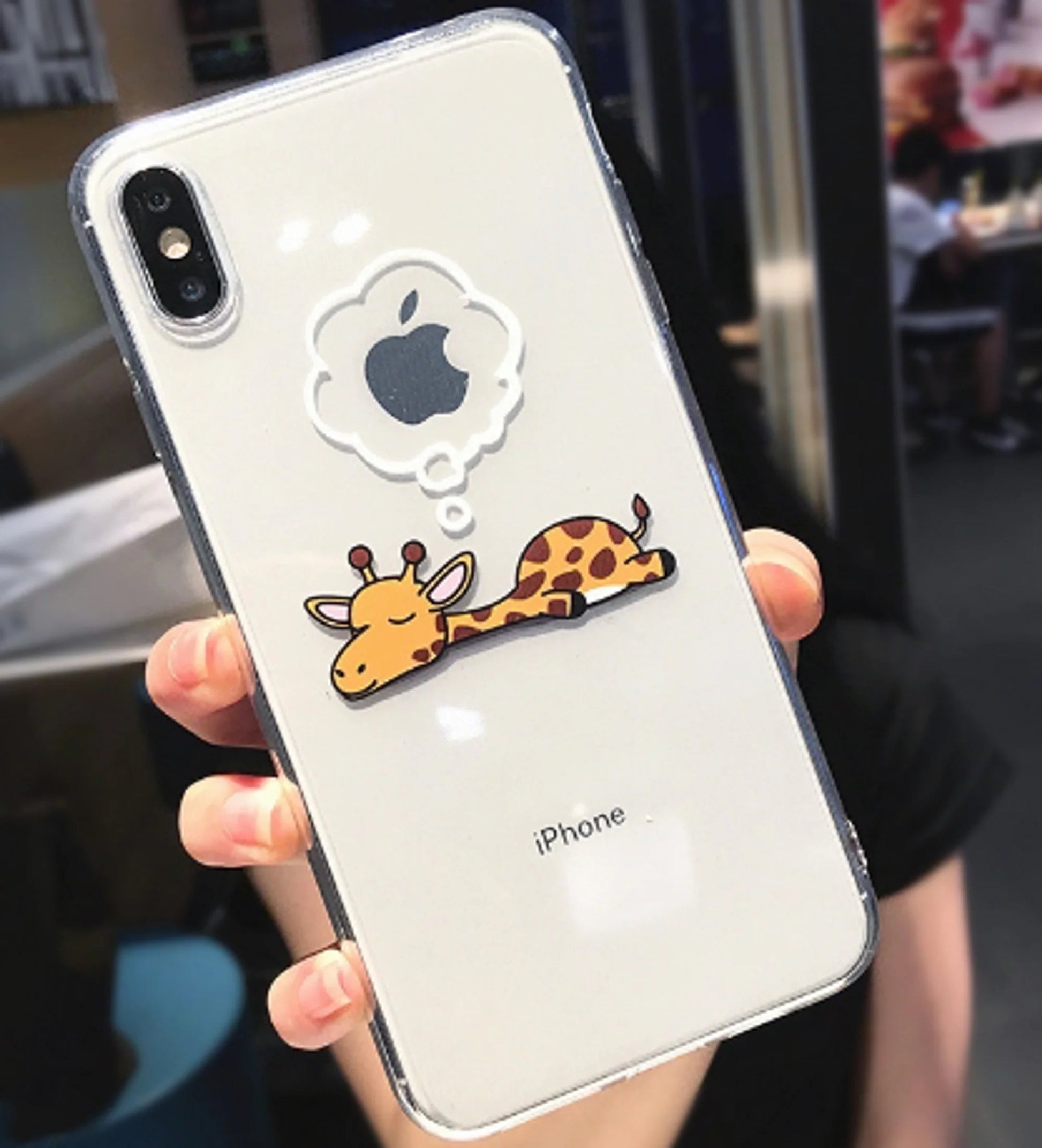 Cartoon Giraffe Phone Case-What About Noah