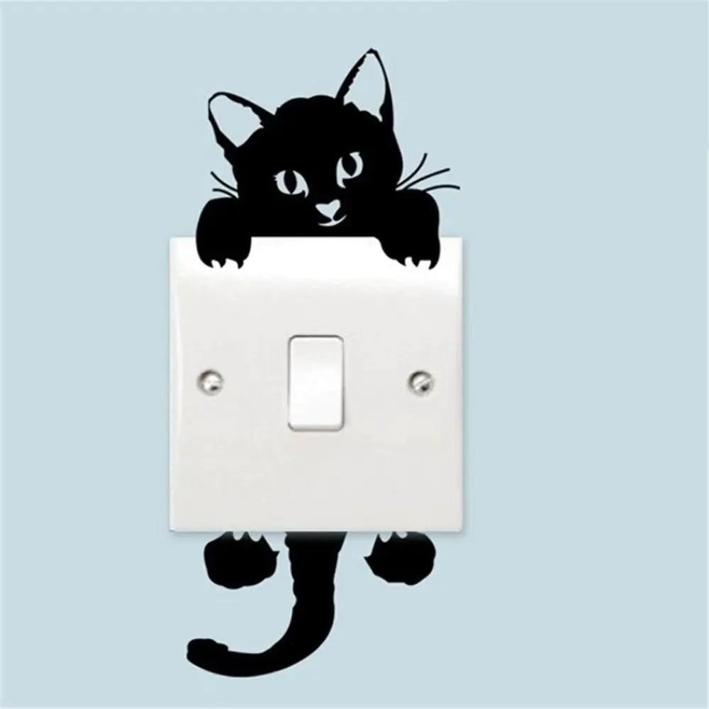 Cat Switch Wall Stickers-What About Noah