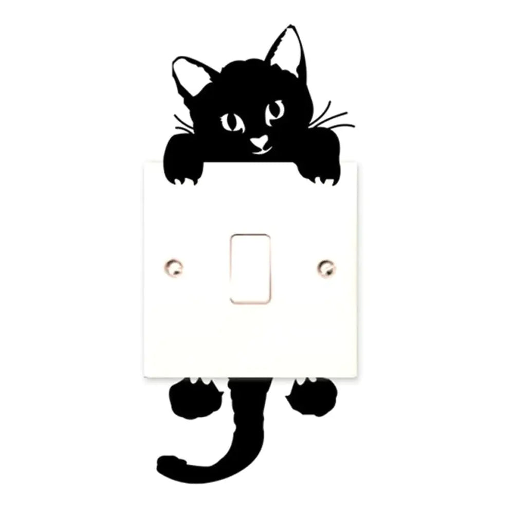 Cat Switch Wall Stickers-What About Noah