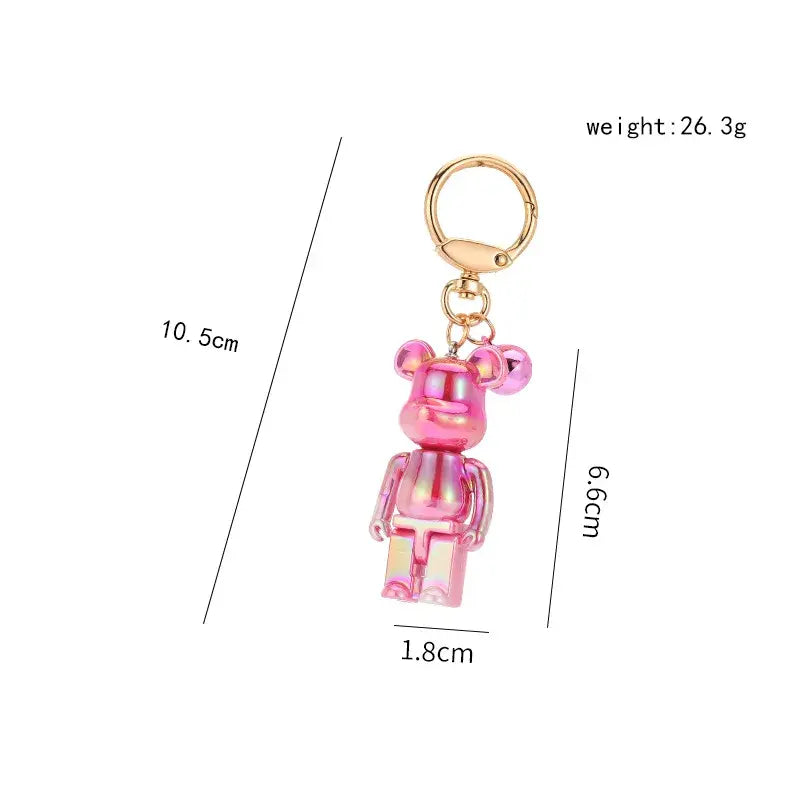 Colorful Bear Keychain-What About Noah