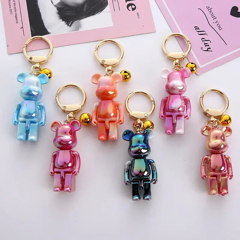 Colorful Bear Keychain-What About Noah