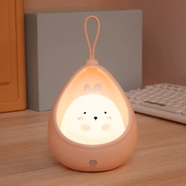 Cute Animal LED Night Light with Sensor Control-What About Noah