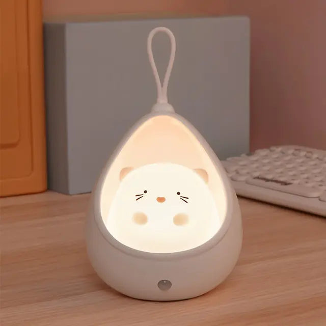 Cute Animal LED Night Light with Sensor Control-What About Noah