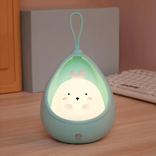 Cute Animal LED Night Light with Sensor Control-What About Noah