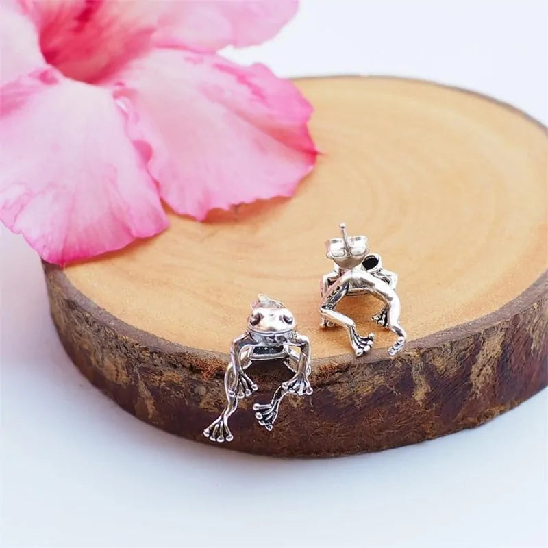 Cute Frog Earrings-What About Noah