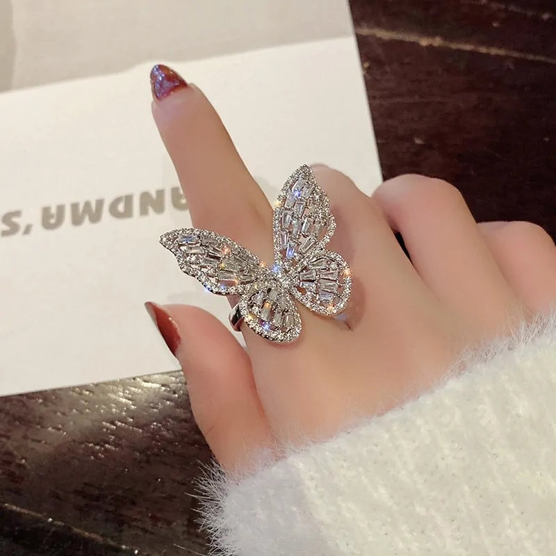 Dazzling Butterfly Ring-What About Noah