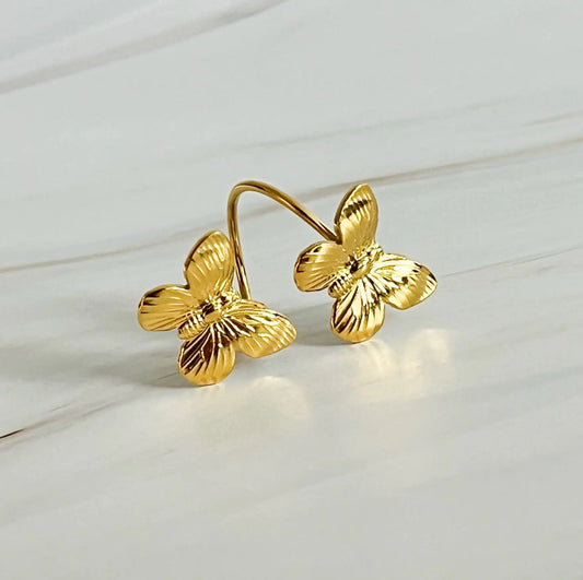 Double Butterfly Twist Stacking Ring