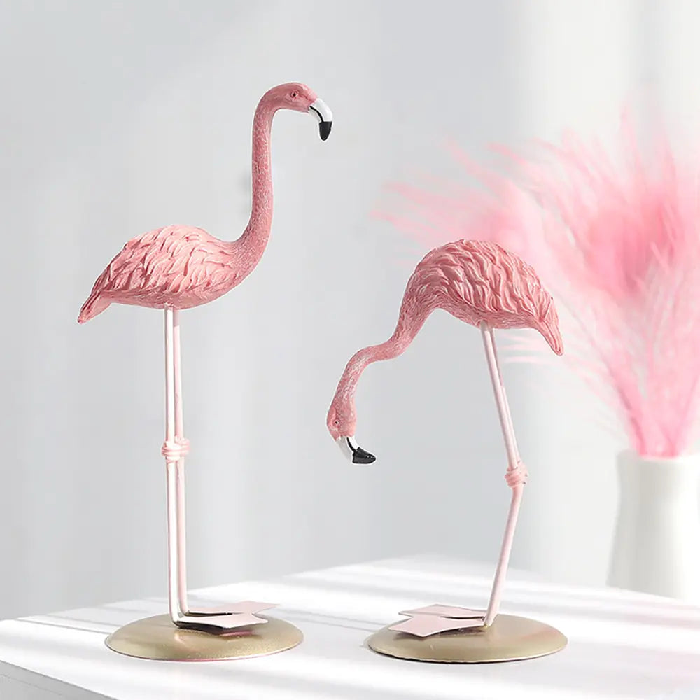 Elegant Pink Flamingo Figurine-What About Noah