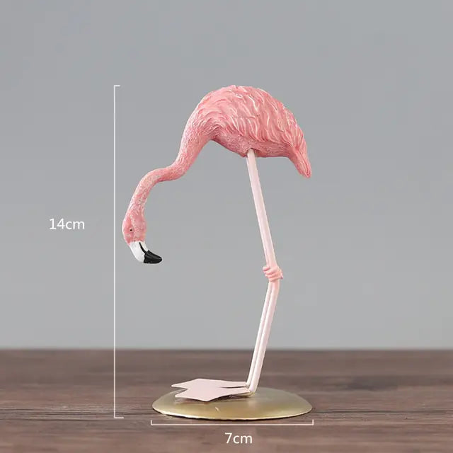 Elegant Pink Flamingo Figurine-What About Noah