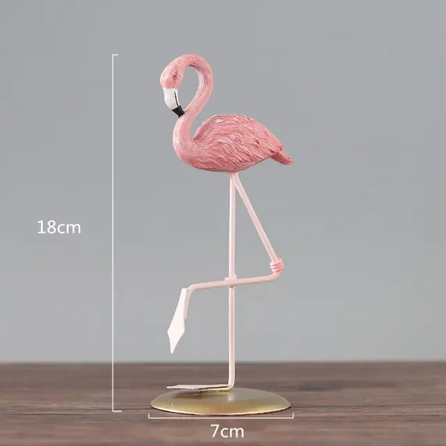 Elegant Pink Flamingo Figurine-What About Noah