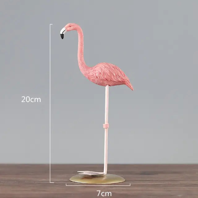 Elegant Pink Flamingo Figurine-What About Noah