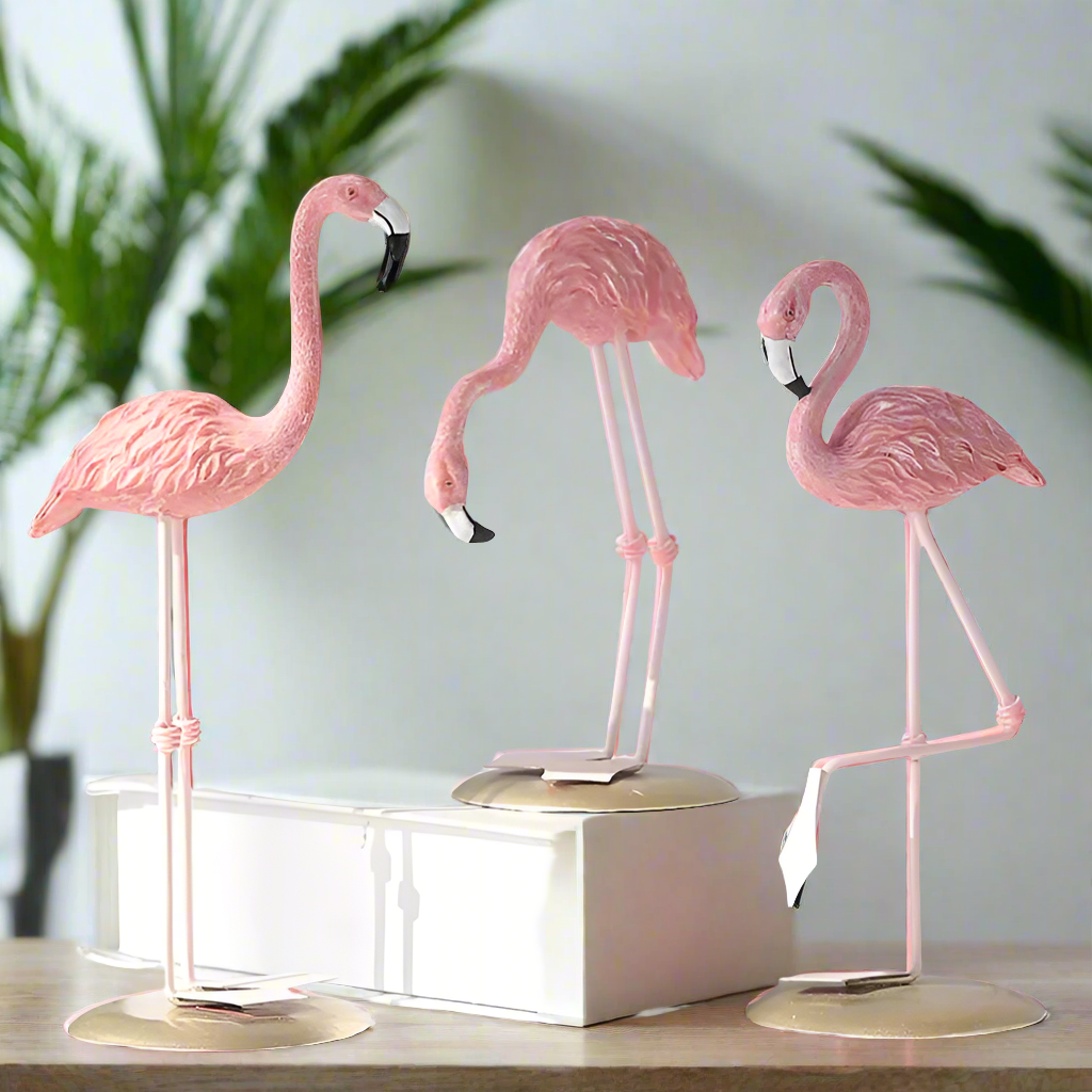 Elegant Pink Flamingo Figurine-What About Noah