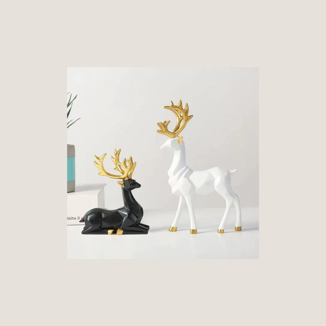 Elk Deer Statue Figurines-What About Noah