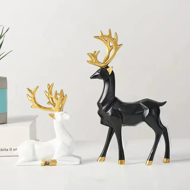 Elk Deer Statue Figurines-What About Noah