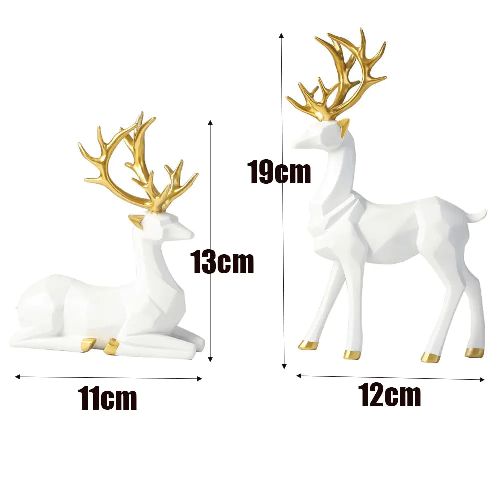 Elk Deer Statue Figurines-What About Noah