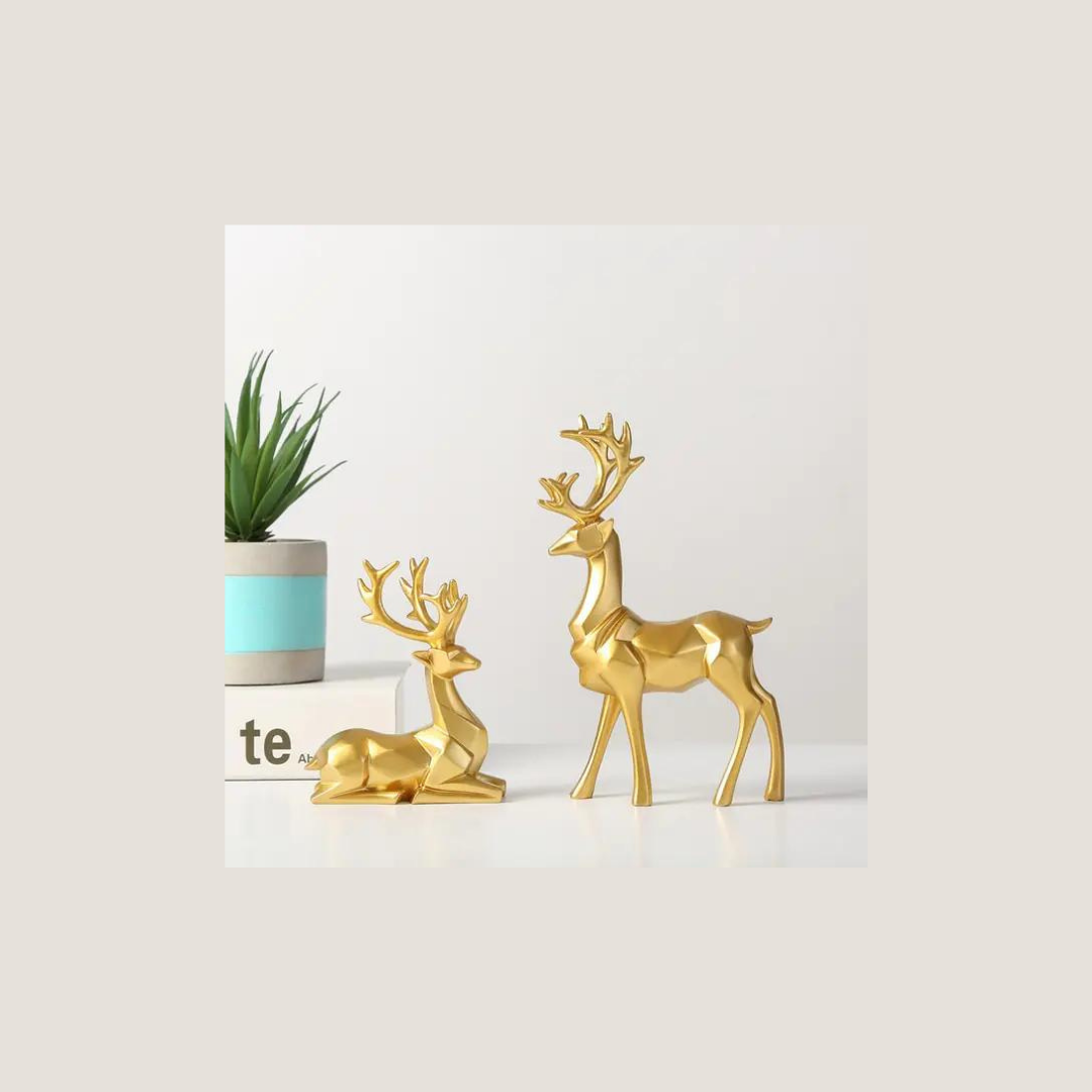 Elk Deer Statue Figurines-What About Noah